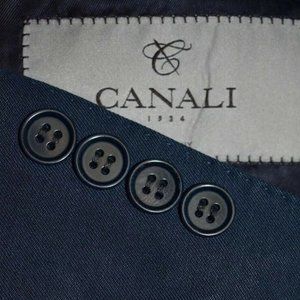 42R Canali 1934 Current Navy Blue Dual Vent BLAZER